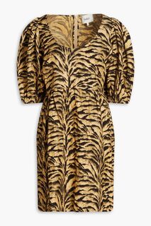 Тканое платье мини Zola с тигровым принтом BA&amp;SH, животный принт Ba&Sh