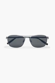 Солнцезащитные очки-авиаторы металлического цвета MONTBLANC, металлический