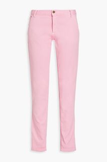 Узкие брюки из габардина из смесового хлопка BA&amp;SH, розовый Ba&Sh