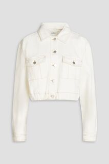 Укороченная джинсовая куртка Azalea BA&amp;SH, слоновая кость Ba&Sh