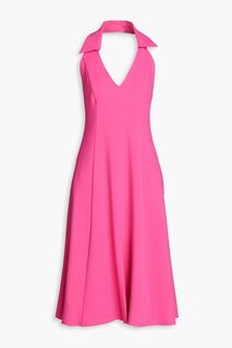 Платье миди из крепа Lathan с вырезом халтер BLACK HALO, розовый