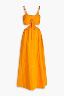 Платье миди Baylee из хлопкового поплина с вырезами NICHOLAS, оранжевый