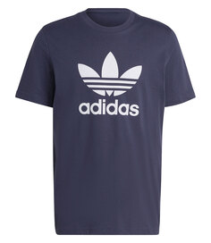 Футболка Adidas Adicolor Classics Trefoil, темно-синий/белый