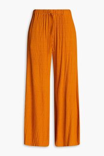 Широкие брюки из сирсакера Pisca BY MALENE BIRGER, оранжевый