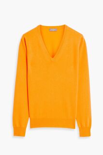 Кашемировый свитер N.Peal, оранжевый