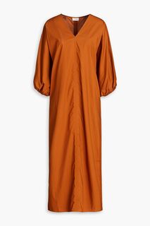 Платье миди Edna из хлопкового поплина BY MALENE BIRGER, оранжевый