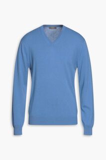 Кашемировый свитер N.Peal, синий