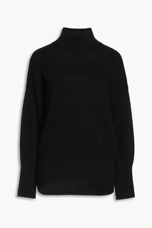 Кашемировый свитер с высоким воротником N.Peal, черный