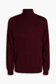 Кашемировый свитер с высоким воротником N.Peal, бордовый