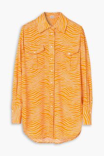 Рубашка из крепа с принтом Feeria BY MALENE BIRGER, оранжевый