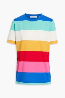 Полосатая футболка из хлопкового джерси CHINTI &amp; PARKER, разноцветный