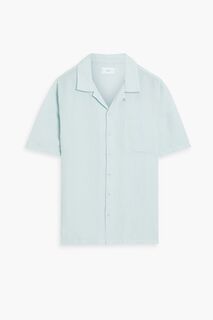 Рубашка из смесового льна ONIA, синий