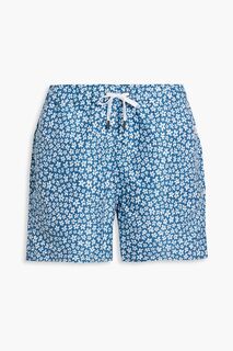 Короткие плавки-шорты Charles с цветочным принтом ONIA, синий