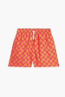 Плавки-шорты средней длины Tropez с принтом DEREK ROSE, оранжевый