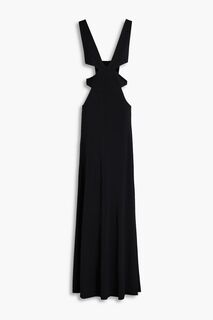 Платье макси Chrissy из джерси с вырезами RETROFÊTE, черный