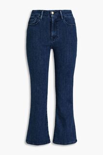 Укороченные расклешенные джинсы Kinley с высокой посадкой FRAME, синий