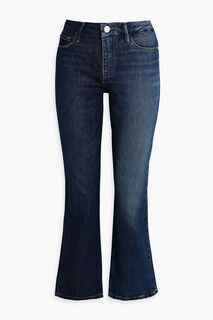 Расклешенные джинсы Le Crop с высокой посадкой FRAME, синий