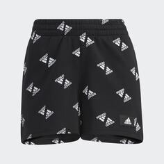 Шорты Adidas Field Issue BRD Knit, черный/белый