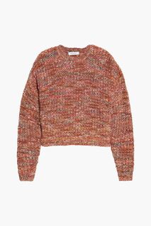 Марлевый вязаный свитер FRAME, коричневый