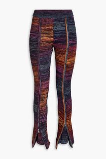 Эффектные узкие трикотажные брюки космического цвета ROTATE BIRGER CHRISTENSEN, разноцветный
