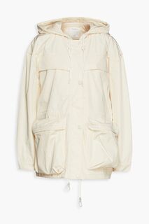 Куртка Socrate с капюшоном и ракушками SANDRO, кремовый