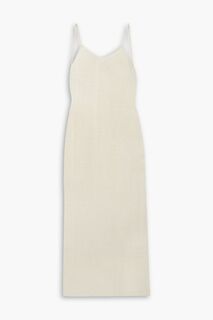 Платье миди Ara с открытой спиной и поясом из смесового хлопка и шелка Savannah Morrow, кремовый