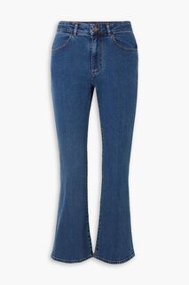 Укороченные расклешенные джинсы со средней посадкой SEE BY CHLOÉ, синий
