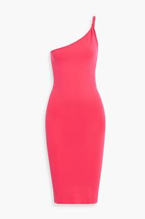 Трикотажное платье на одно плечо HELMUT LANG, розовый