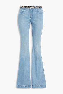 Расклешенные джинсы средней посадки с поясом STELLA MCCARTNEY, синий