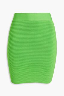 Мини-юбка с повязкой HERVÉ LÉGER, зеленый