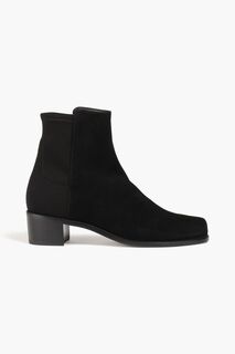 Ботильоны Easyon Reserve из замши и неопрена STUART WEITZMAN, черный