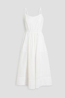 Платье миди Eve со сборками IRIS &amp; INK, белый