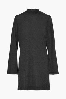 Платье мини Cassy из эластичного джерси с открытой спиной и оборками IRO, черный