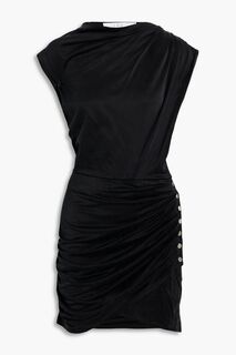 Мини-платье Manaia из купро и лиоцелла со сборками IRO, черный