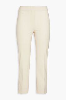 Укороченные узкие брюки Pina из эластичной шерсти JACQUEMUS, экру