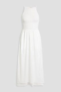 Платье миди Lori с присборками из льна JOIE, белый