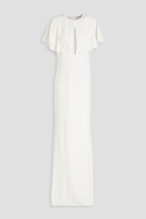 Платье макси из плиссированного джерси The Marina VANESSA COCCHIARO, белый