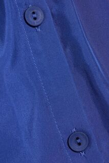 Блузка Moneta из стираного шелка со сборками JOIE, синий