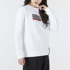 Свитшот adidas University T, белый/черный/красный