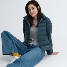 Пуховик Uniqlo Ultra Light, темно-зеленый