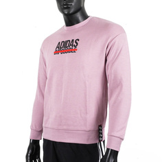 Свитшот Adidas FI BRD SWT, розовый/черный/красный