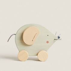 Игрушка-мышка на колесах Zara Home Mouse, деревянный
