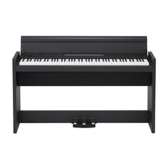 Korg LP-380U 88-клавишное цифровое пианино (черного цвета) с клавиатурой Real Weighted Hammer Action (RH3) — поддержка MIDI Korg LP-380 U 88-Key Digital Home Piano (Black)
