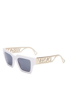 Квадратные солнцезащитные очки, 50 мм Versace