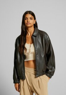 Куртка из искусственной кожи Bershka