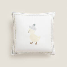 Подушка Zara Home Duck Cushion, кремово-белый