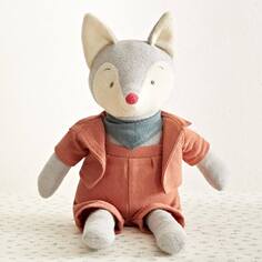 Мягкая игрушка Zara Home Soft Toy Big Bad Wolf, серый