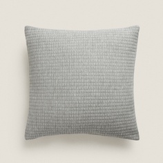 Чехол для подушки Zara Home Checked Jacquard, серый