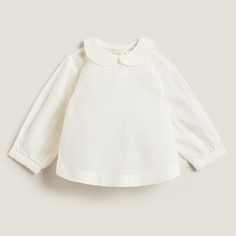 Рубашка Zara Home Baby, кремовый
