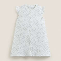 Платье Zara Home Mini Floral Print, белый